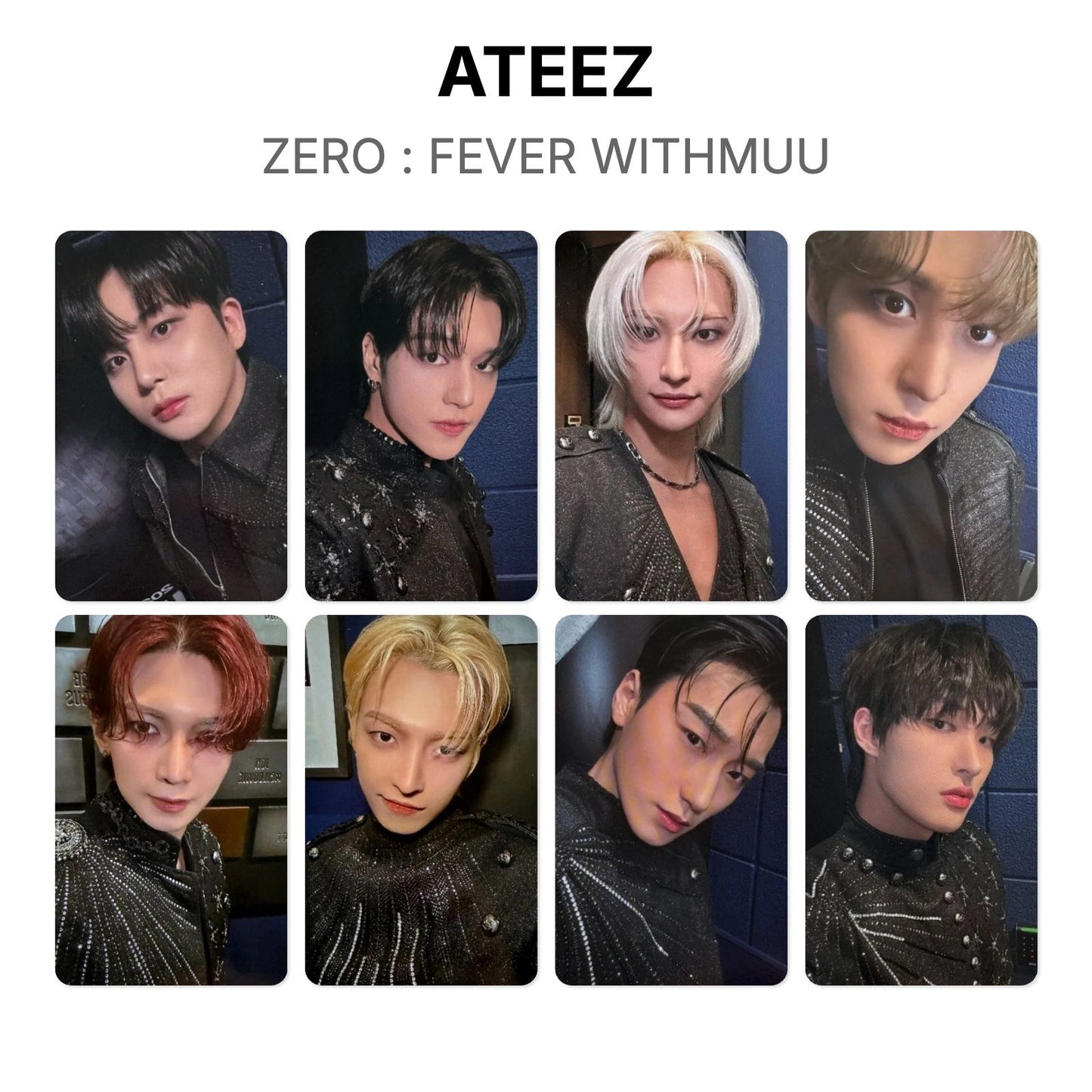 ATEEZ ZERO : FEVER WITHMUU Official Photocard