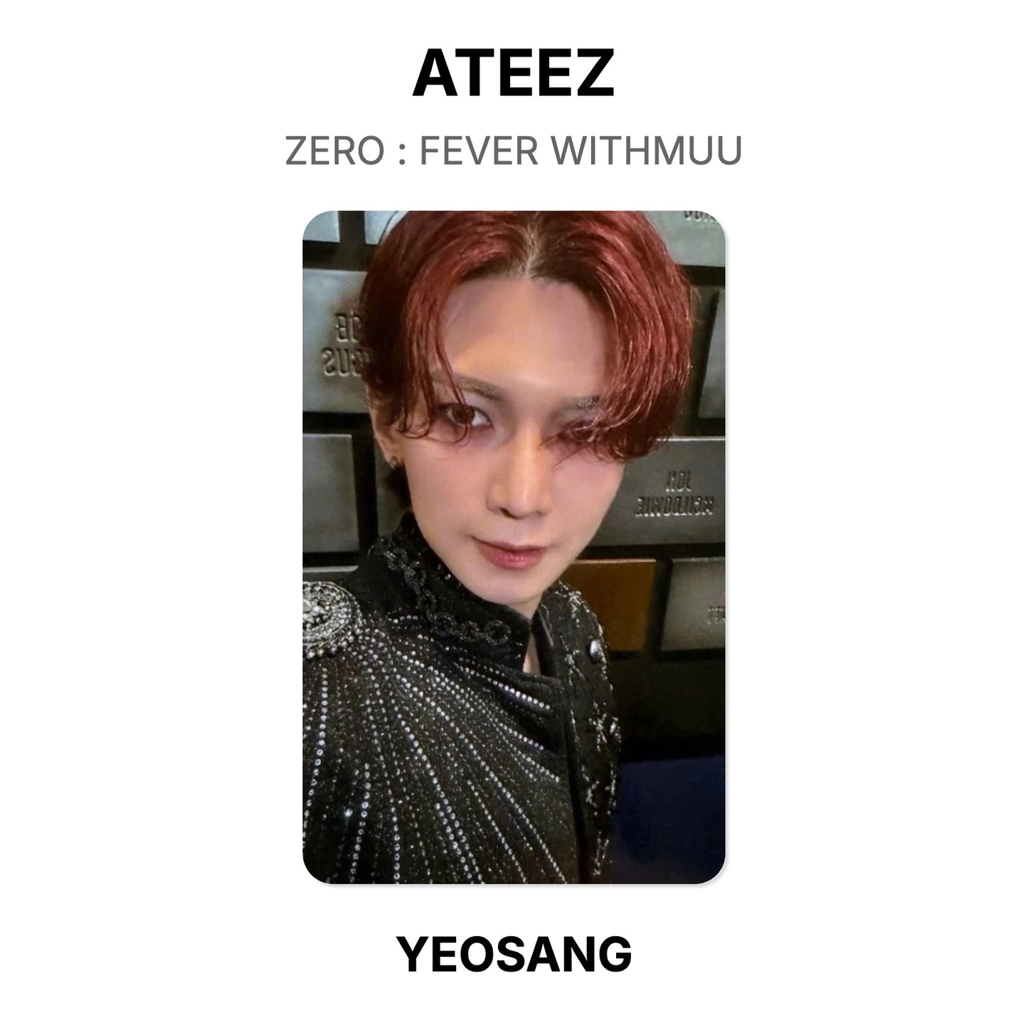 ATEEZ ZERO : FEVER WITHMUU Official Photocard