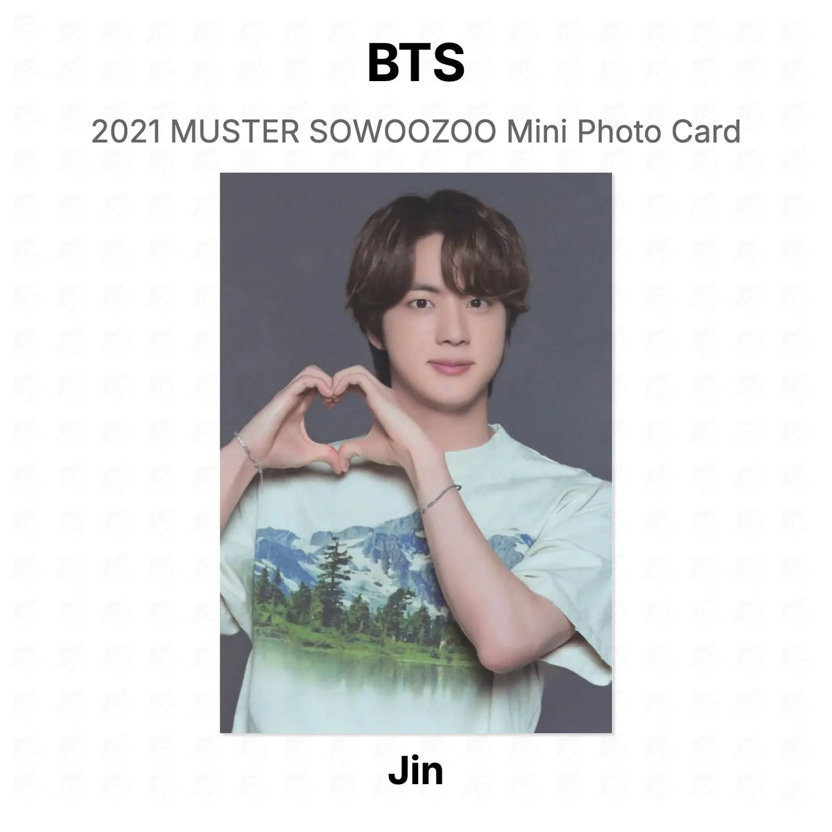 BTS 2021 MUSTER SOWOOZOO Mini Photo Card โฟโต้การ์ดของแท้