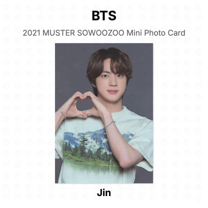BTS 2021 MUSTER SOWOOZOO Mini Photo Card โฟโต้การ์ดของแท้