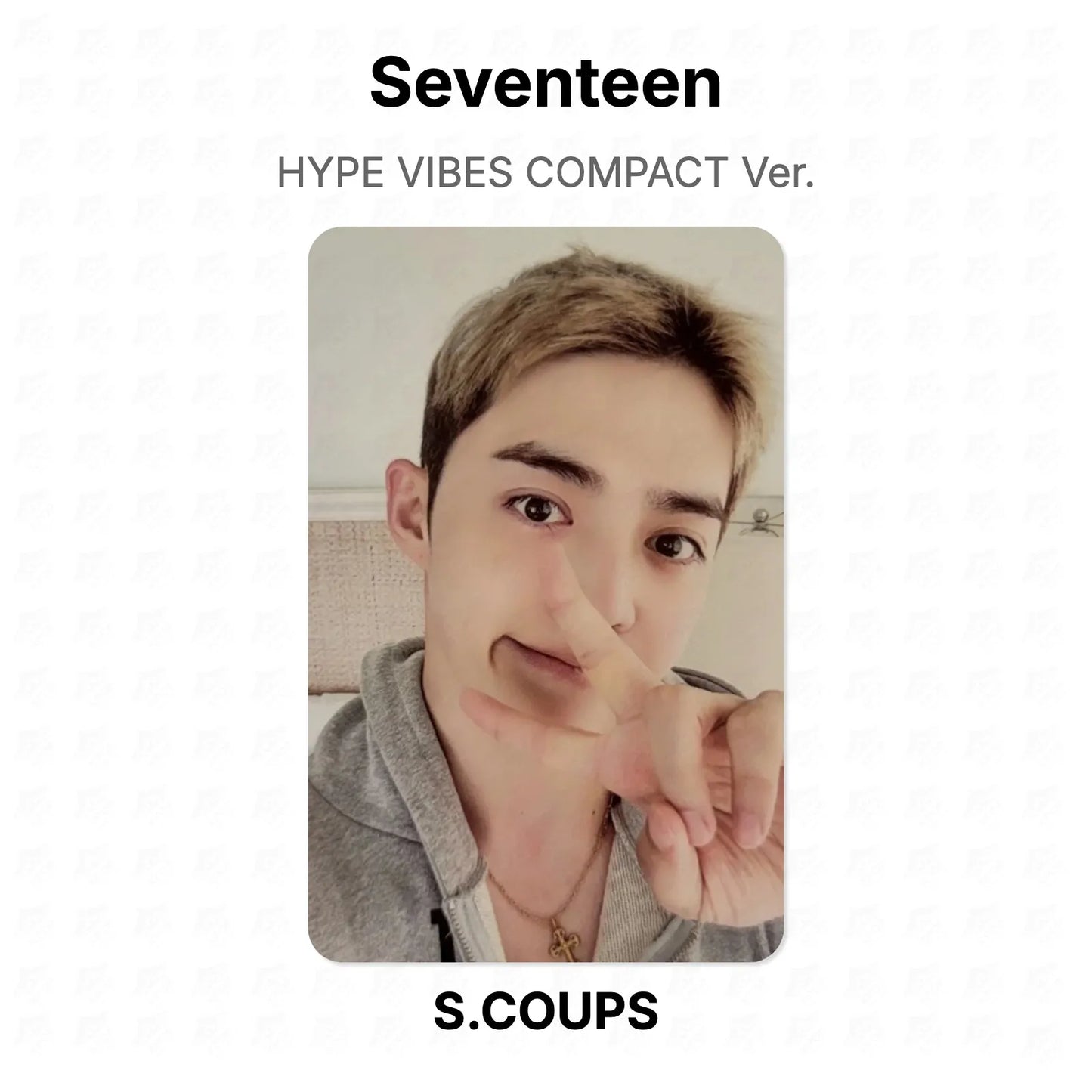Seventeen HYPE VIBES COMPACT Ver. Official Photocard
