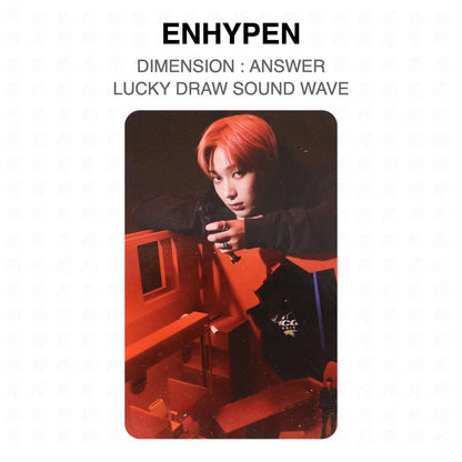 ENHYPEN DIMENSION : ANSWER LUCKY DRAW SOUND WAVE Official Photocard