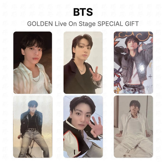 BTS GOLDEN Live On Stage SPECIAL GIFT officiële Photocard