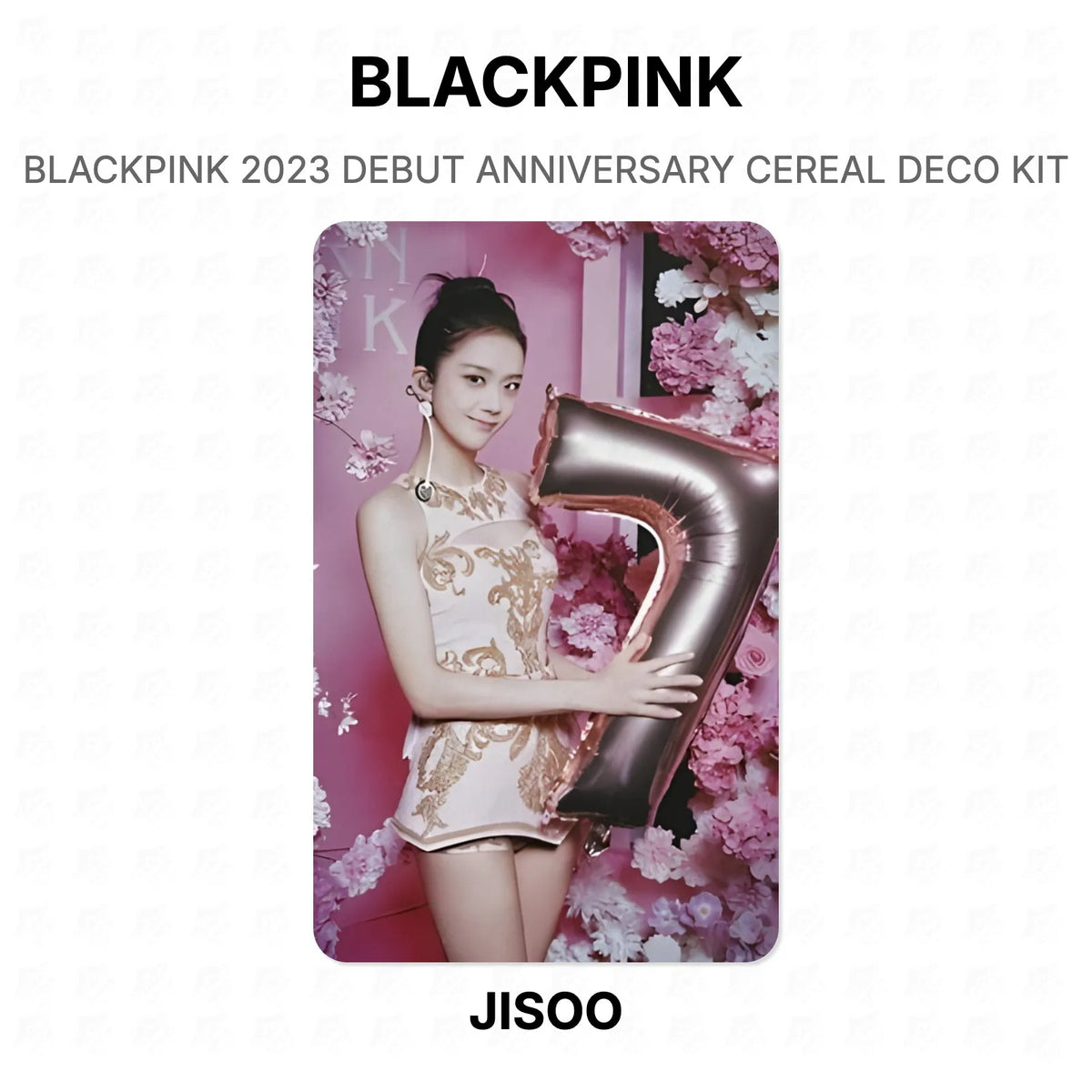 BLACKPINK 2023 DEBUT ANNIVERSARY CEREAL DECO KIT Official Photocard