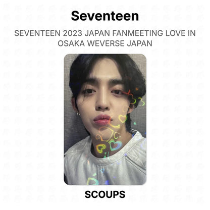 Seventeen 2023 JAPAN FANMEETING LOVE IN OSAKA WEVERSE JAPAN Official Photocard