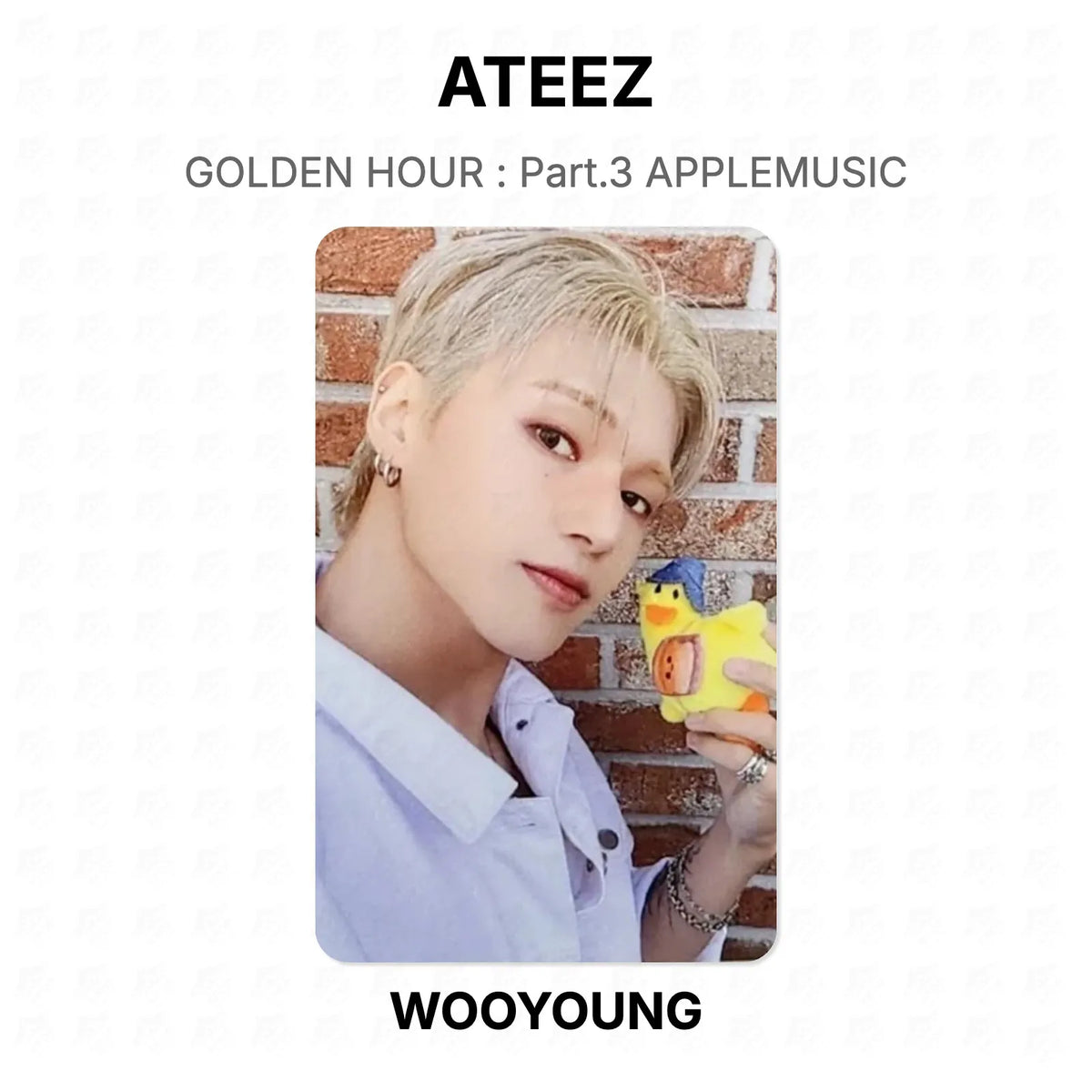 ATEEZ GOLDEN HOUR : Part.3 APPLEMUSIC Official Photocard