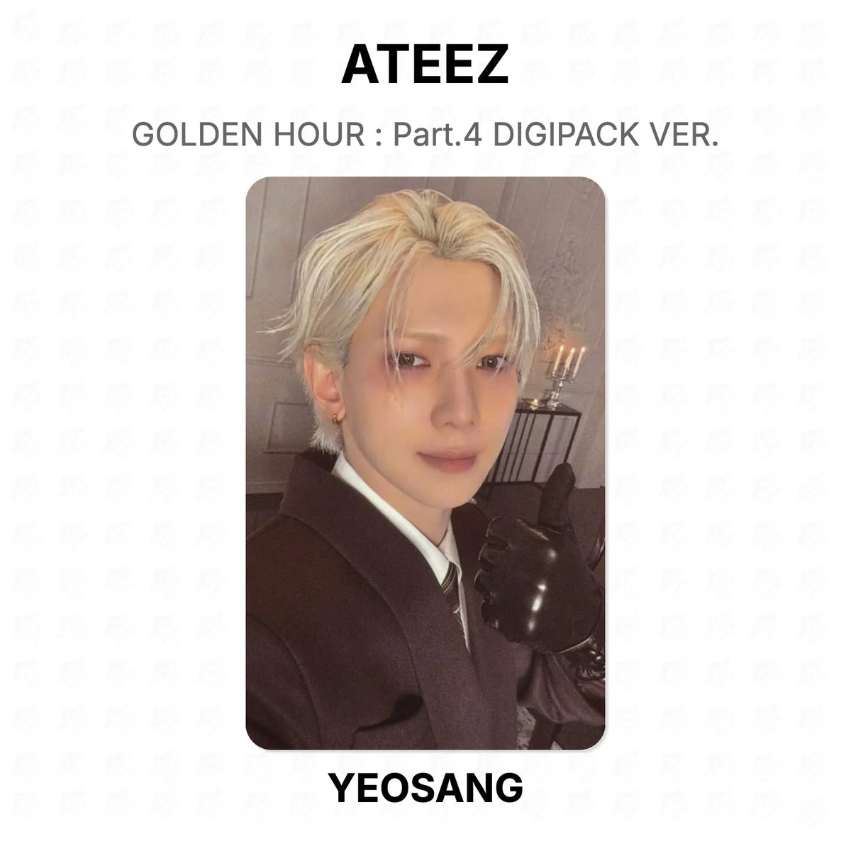 ATEEZ GOLDEN HOUR : Part.4 DIGIPACK VER. Official Photocard