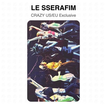 LE SSERAFIM CRAZY US/EU Exclusive Official Photocard