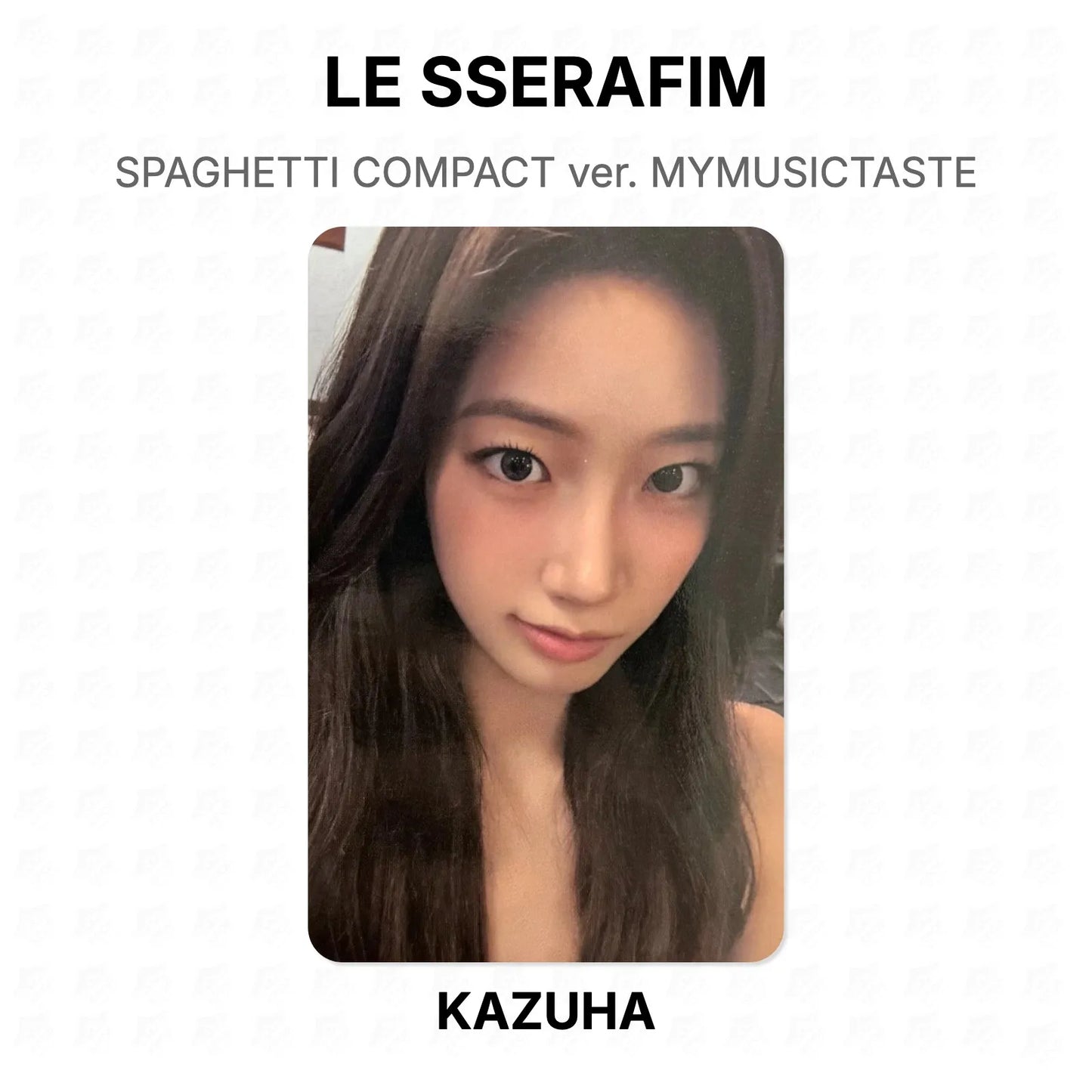 LE SSERAFIM SPAGHETTI COMPACT ver. MYMUSICTASTE Official Photocard