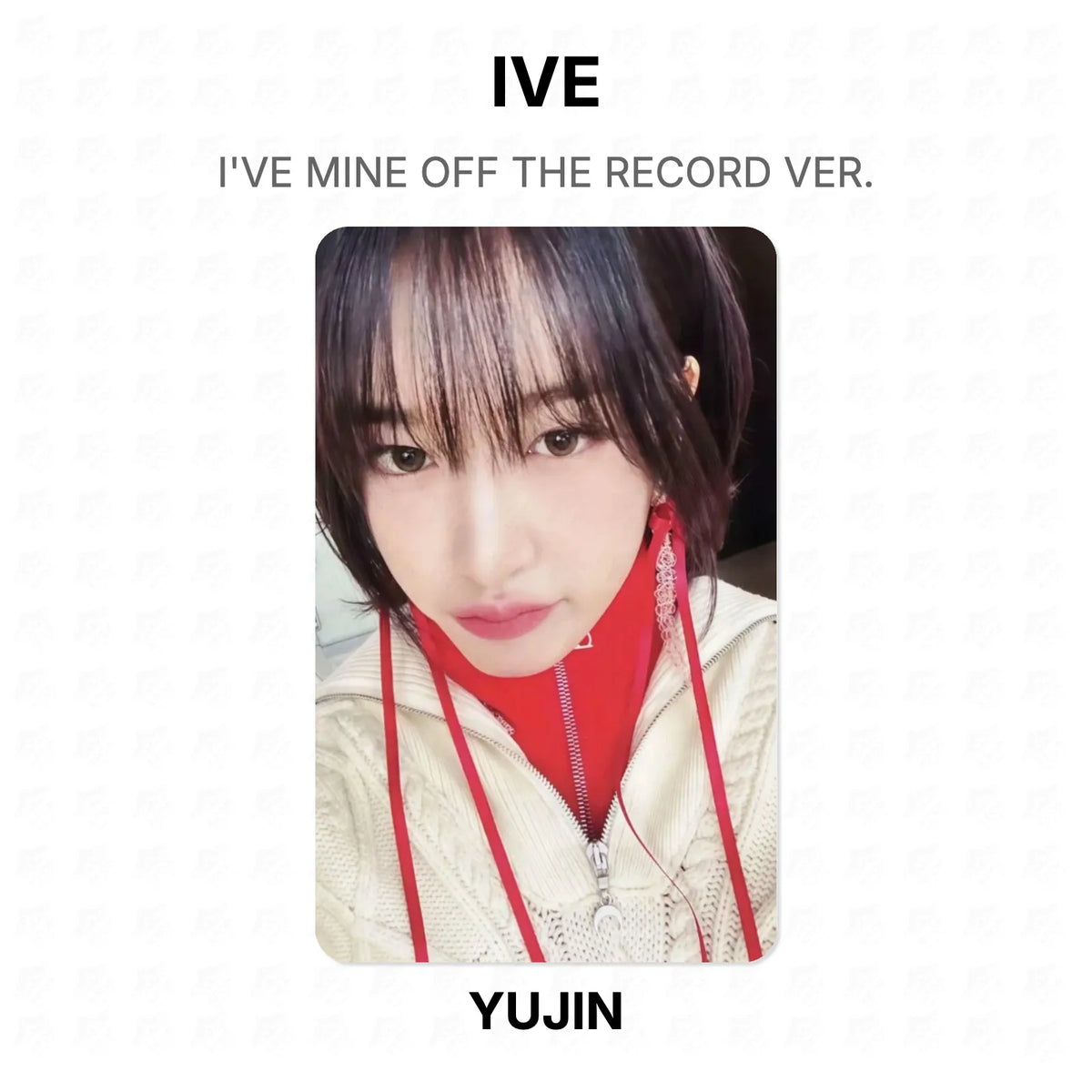 IVE I'VE MINE OFF THE RECORD VER. Official Photocard