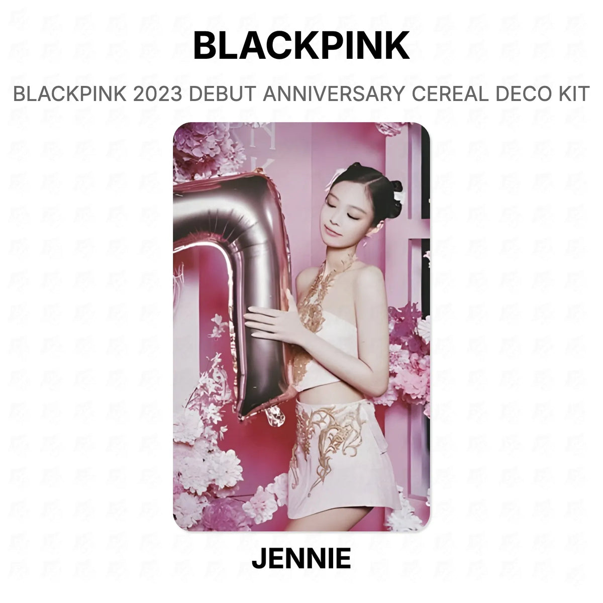 BLACKPINK 2023 DEBUT ANNIVERSARY CEREAL DECO KIT Official Photocard