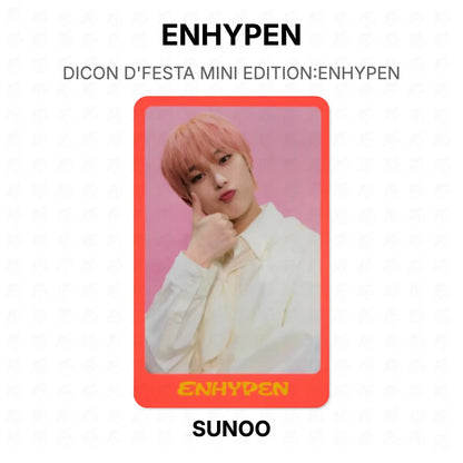 ENHYPEN DICON D'FESTA MINI EDITION:ENHYPEN Official Photocard