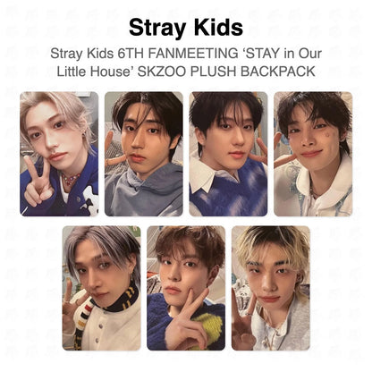 Stray Kids 6TH FANMEETING ‘STAY in Our Little House’ SKZOO PLUSH BACKPACK Official Photocard