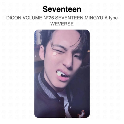 Seventeen DICON VOLUME N°26 SEVENTEEN MINGYU A type WEVERSE Official Photocard