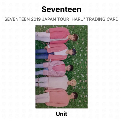 Seventeen 2019 JAPAN TOUR 'HARU' TRADING CARD Official Photocard
