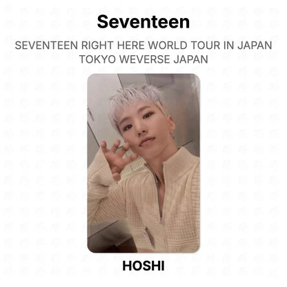 Seventeen RIGHT HERE WORLD TOUR IN JAPAN TOKYO WEVERSE JAPAN Official Photocard