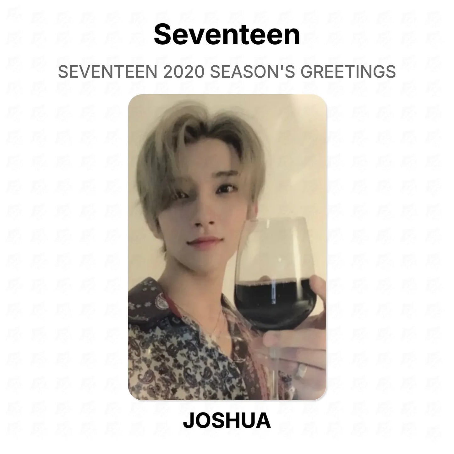 Seventeen 2020 SEASON'S GREETINGS Official Photocard