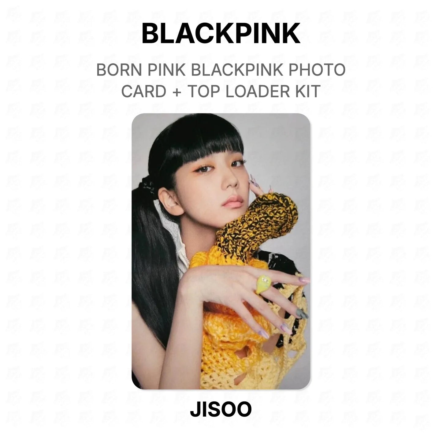 BLACKPINK BORN PINK BLACKPINK PHOTO CARD + TOP LOADER KIT Official Photocard