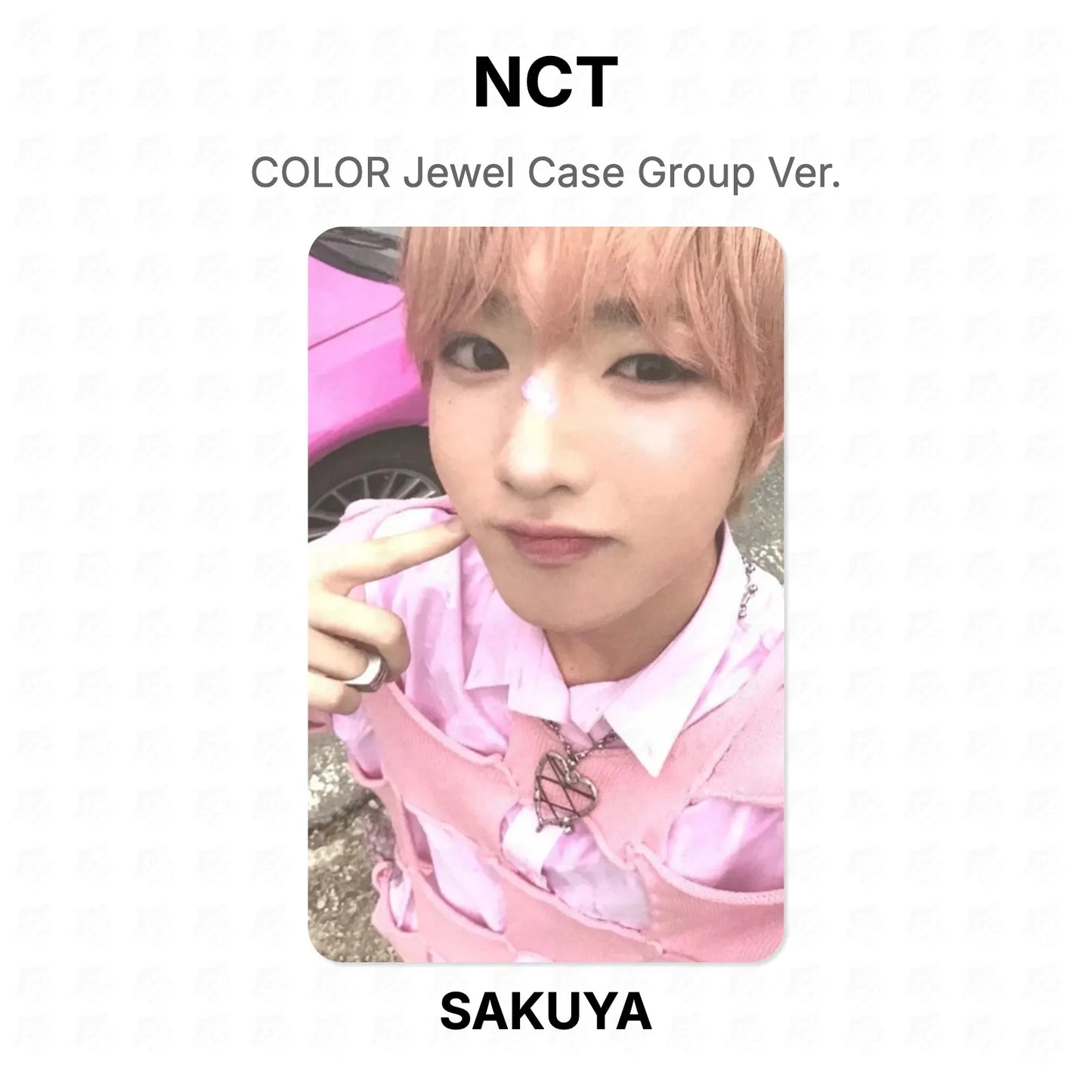 NCT COLOR Jewel Case Group Ver. Official Photocard