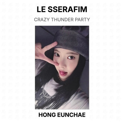 LE SSERAFIM CRAZY THUNDER PARTY Official Photocard