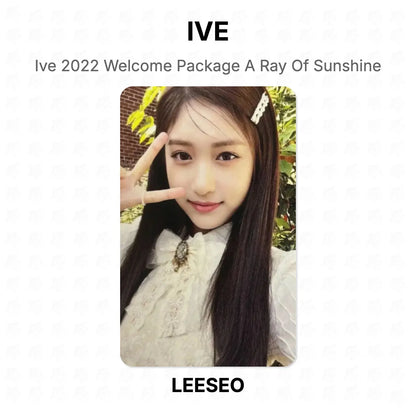 IVE 2022 Welcome Package A Ray Of Sunshine Official Photocard