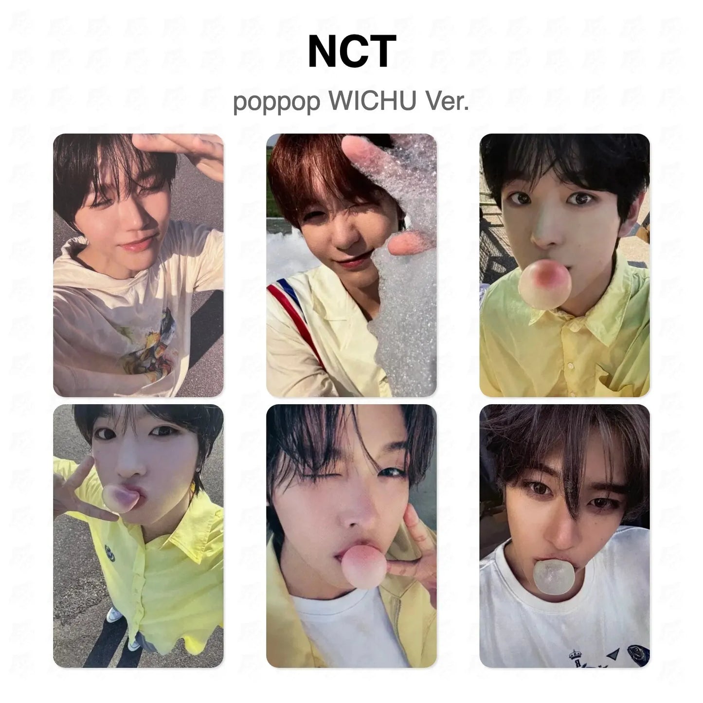 NCT poppop WICHU Ver. Official Photocard