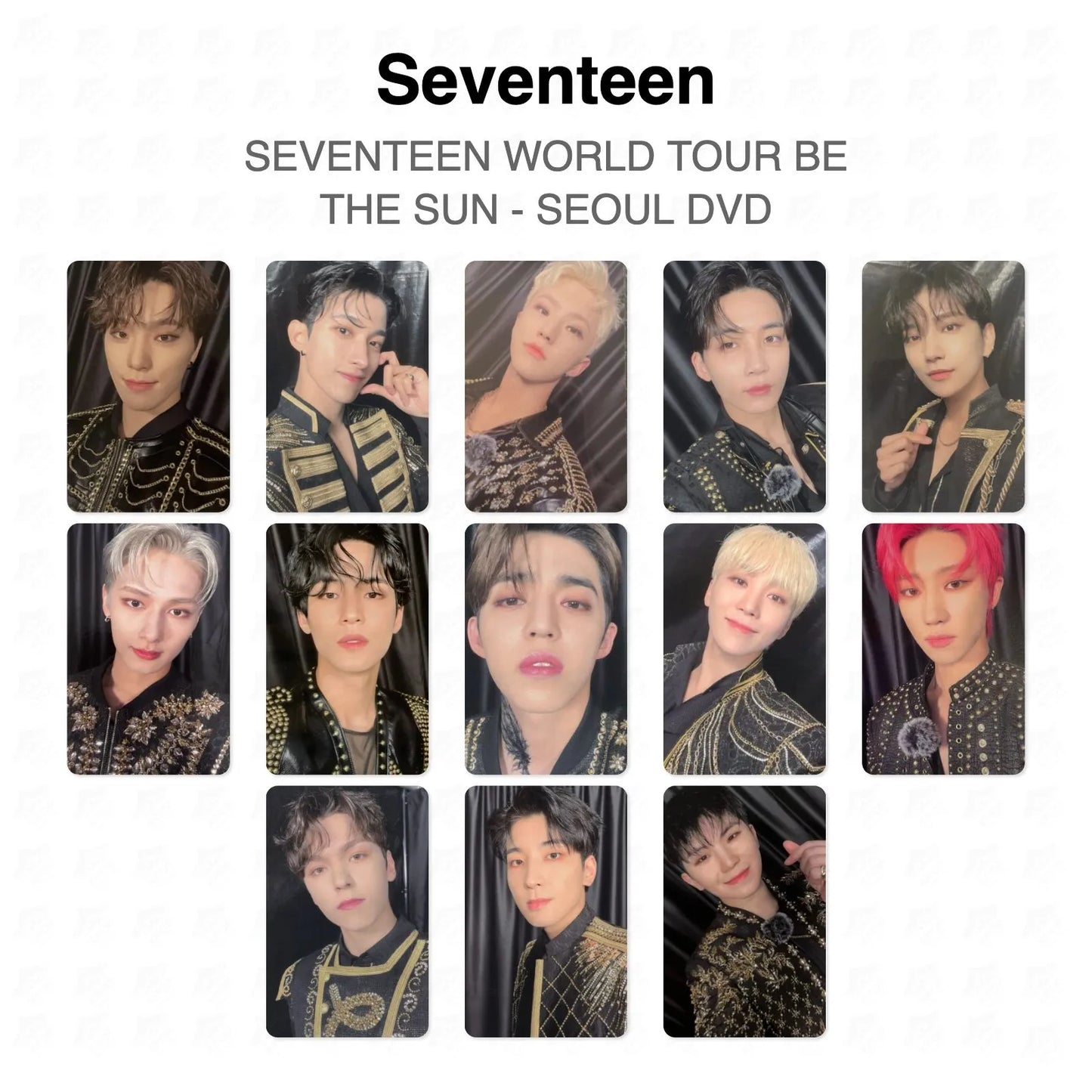 Seventeen WORLD TOUR BE THE SUN - SEOUL DVD Official Photocard