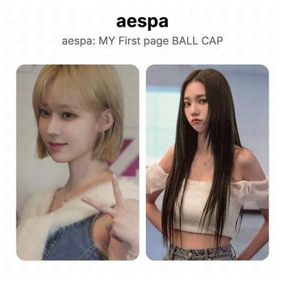 aespa aespa: MY First page BALL CAP Official Photocard