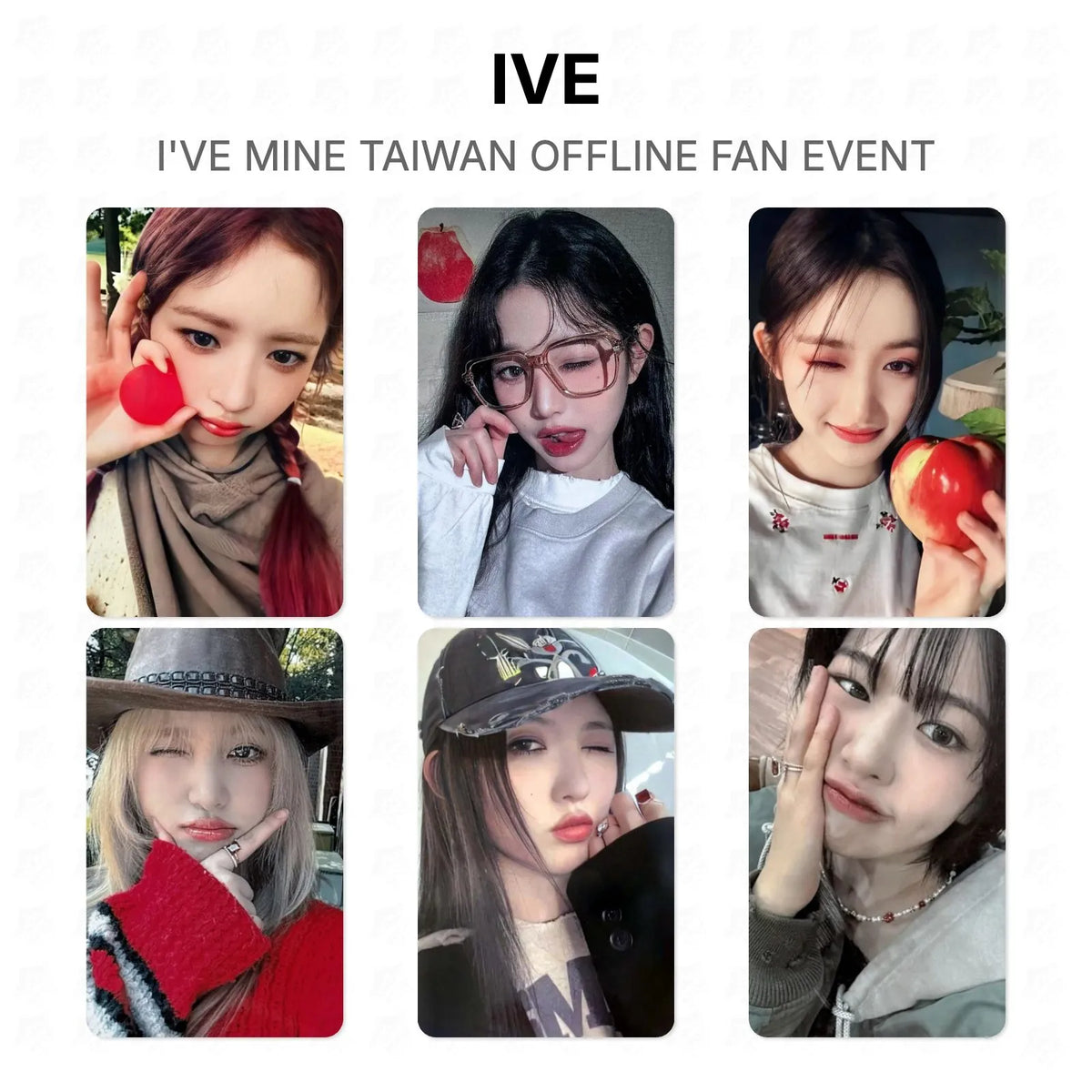 IVE I'VE MINE TAIWAN OFFLINE FAN EVENT Official Photocard