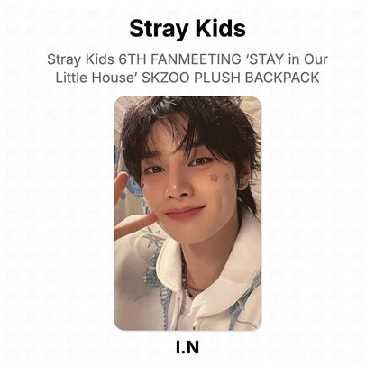 Stray Kids 6TH FANMEETING ‘STAY in Our Little House’ SKZOO PLUSH BACKPACK Official Photocard