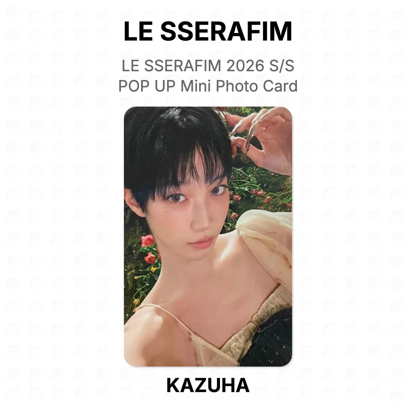 LE SSERAFIM 2026 S/S POP UP Mini Photo Card Official Photocard