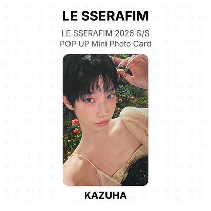 LE SSERAFIM 2026 S/S POP UP Mini Photo Card Official Photocard