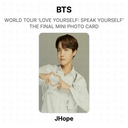 BTS WORLD TOUR ‘LOVE YOURSELF: SPEAK YOURSELF’ THE FINAL MINI PHOTO CARD photocard oficial