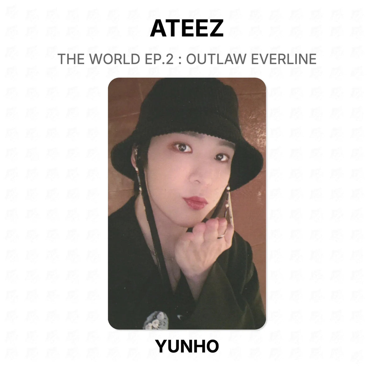 ATEEZ THE WORLD EP.2 : OUTLAW EVERLINE Official Photocard
