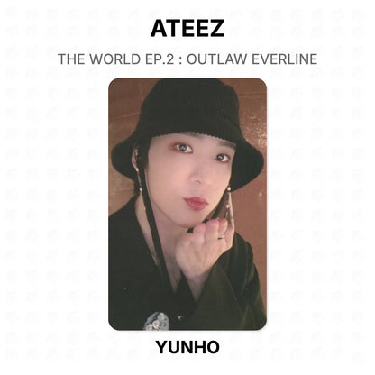 ATEEZ THE WORLD EP.2 : OUTLAW EVERLINE Official Photocard