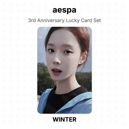 aespa 3rd Anniversary Lucky Card Set Official Photocard
