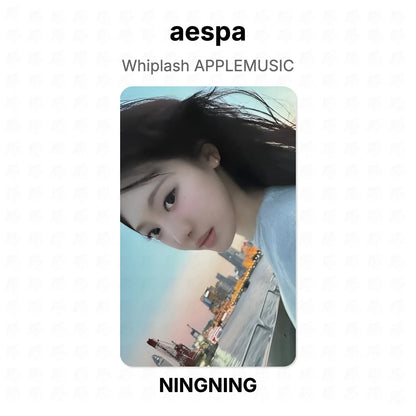 aespa Whiplash APPLEMUSIC Official Photocard