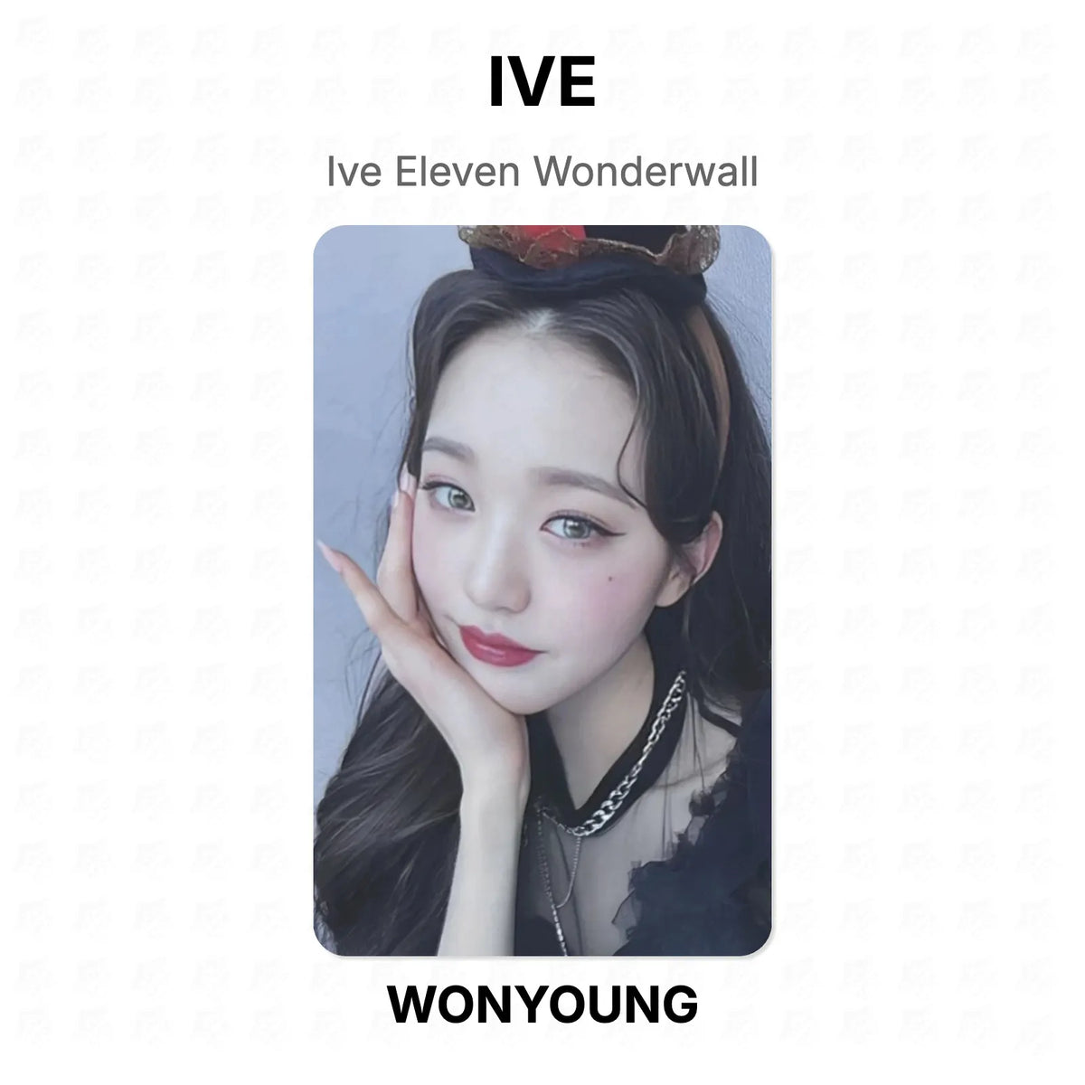 IVE Eleven Wonderwall Official Photocard