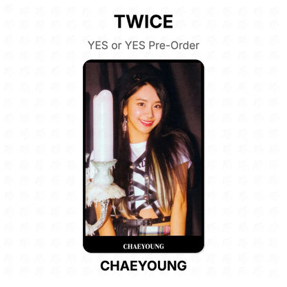 TWICE YES or YES Pre-Order Official Photocard