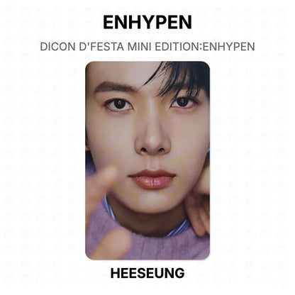 ENHYPEN DICON D'FESTA MINI EDITION:ENHYPEN Official Photocard