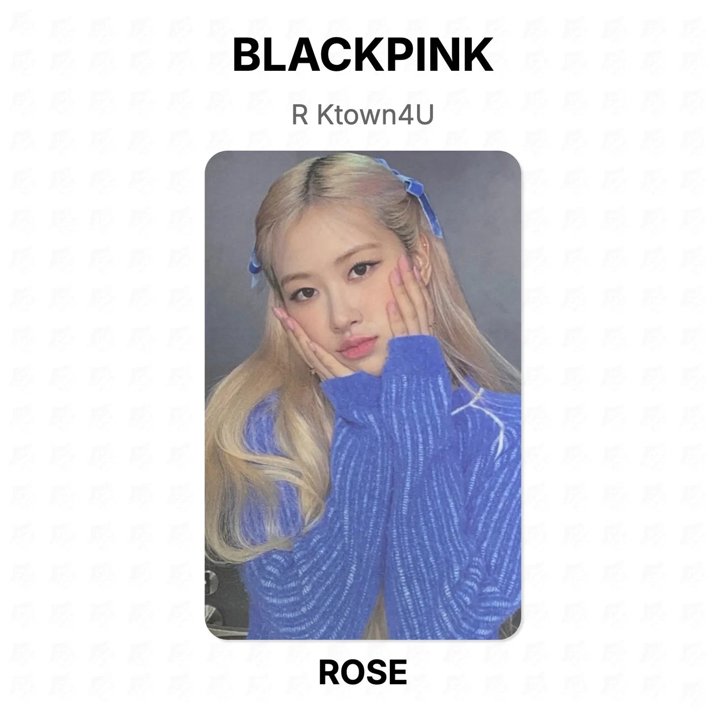 BLACKPINK R Ktown4U Official Photocard