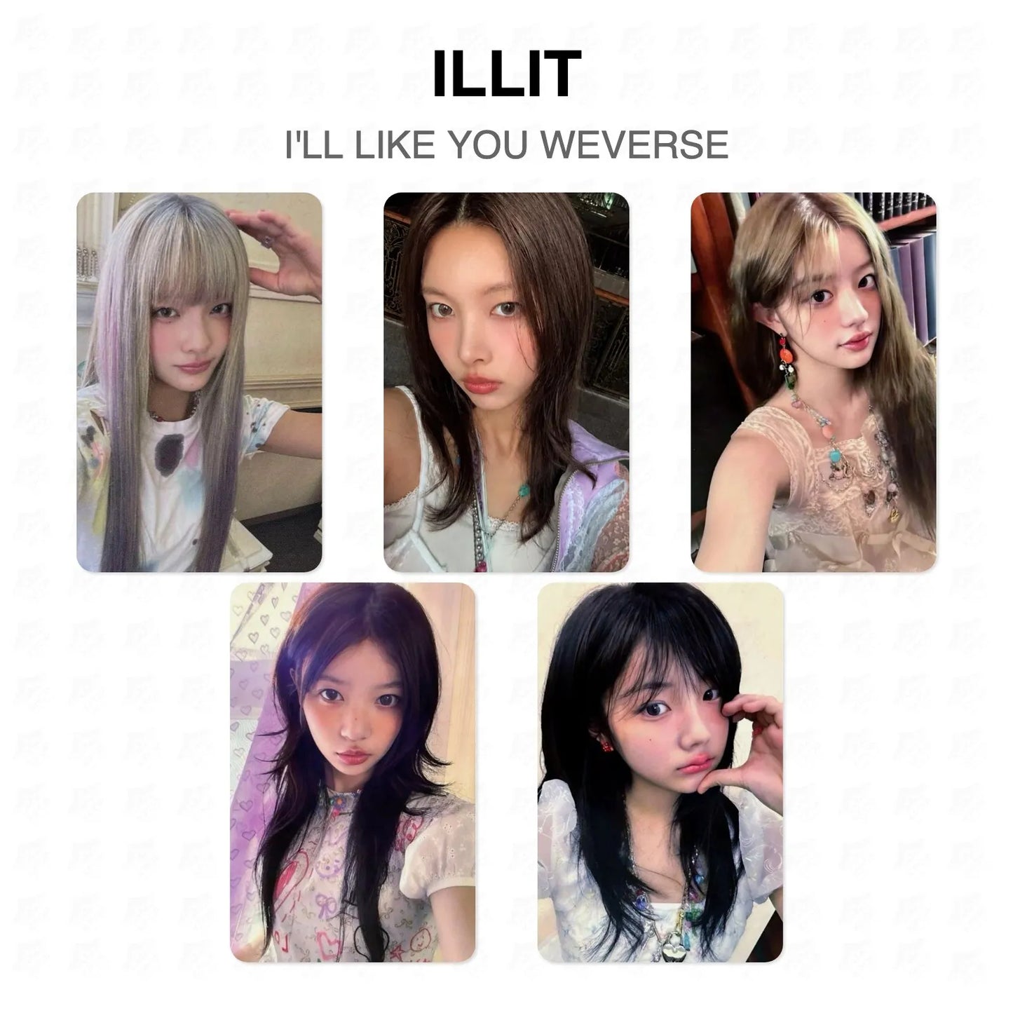 ILLIT I'LL LIKE YOU WEVERSE Official Photocard