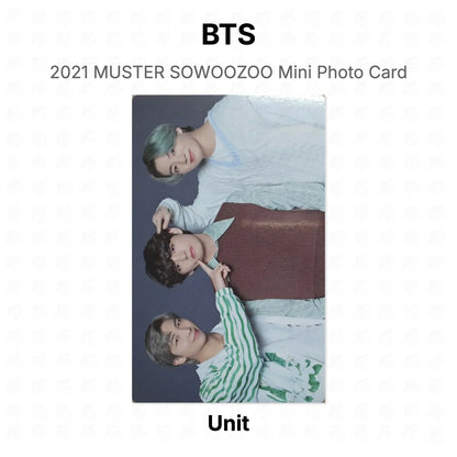 BTS 2021 MUSTER SOWOOZOO Mini Photo Card โฟโต้การ์ดของแท้