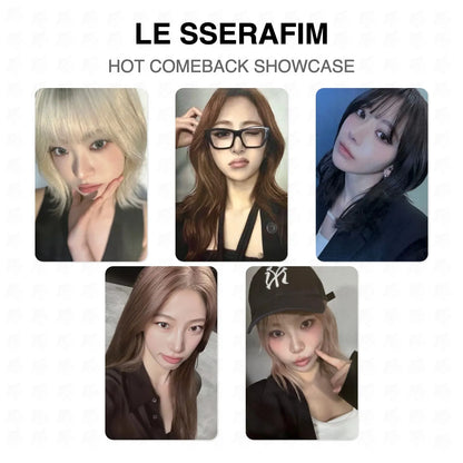 LE SSERAFIM HOT COMEBACK SHOWCASE Official Photocard