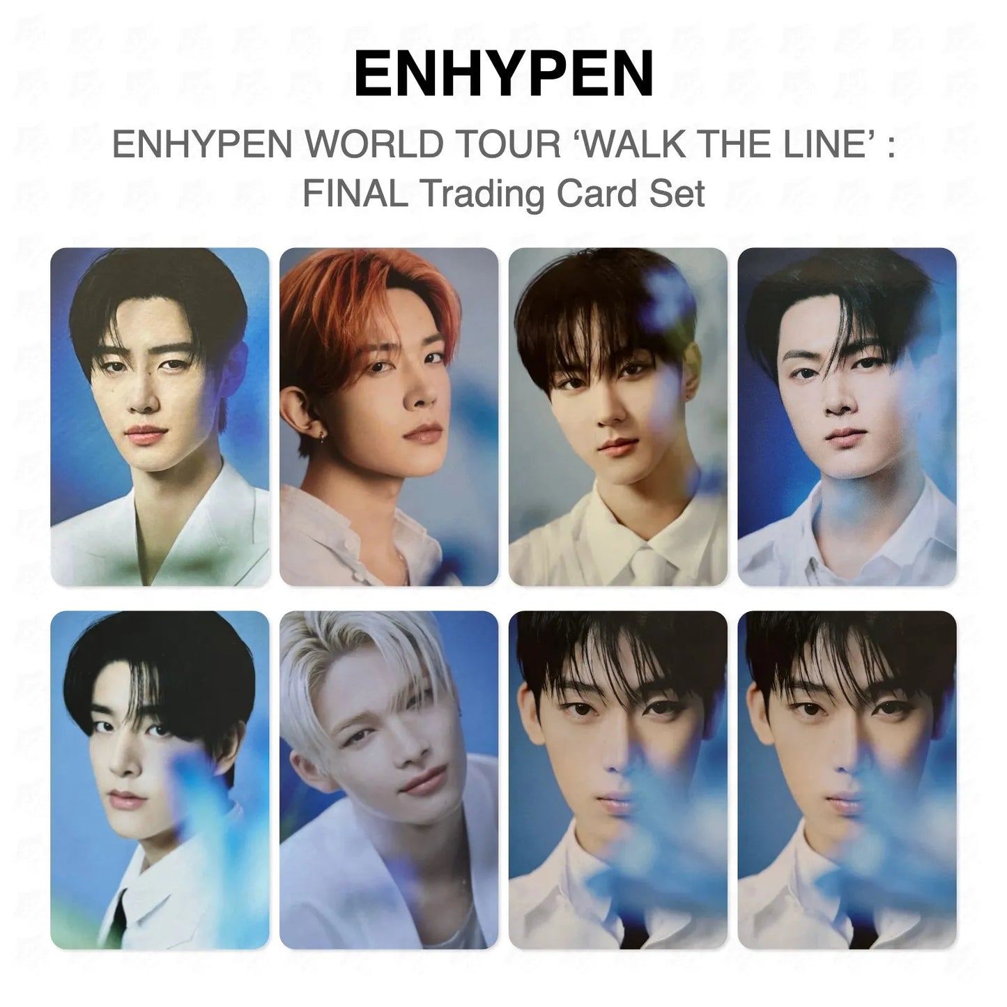 ENHYPEN WORLD TOUR ‘WALK THE LINE’ : FINAL Trading Card Set Official Photocard