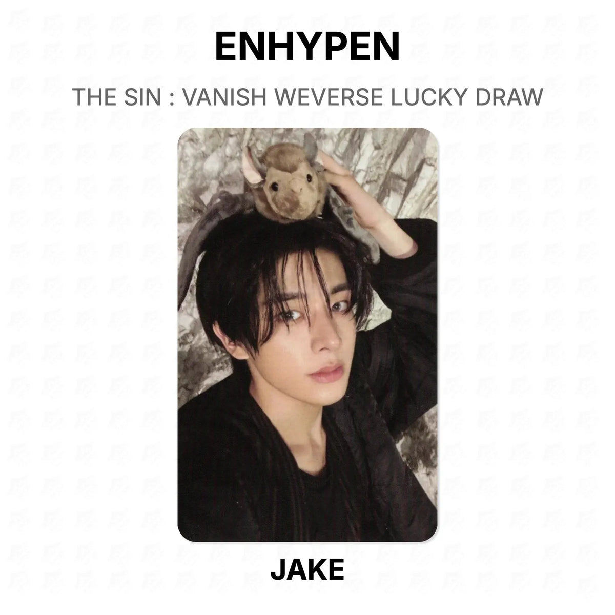 ENHYPEN THE SIN : VANISH WEVERSE LUCKY DRAW Official Photocard