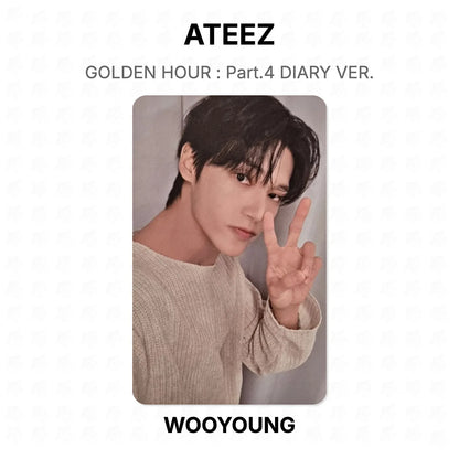 ATEEZ GOLDEN HOUR : Part.4 DIARY VER. Official Photocard
