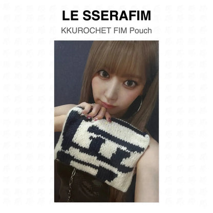LE SSERAFIM KKUROCHET FIM Pouch Official Photocard