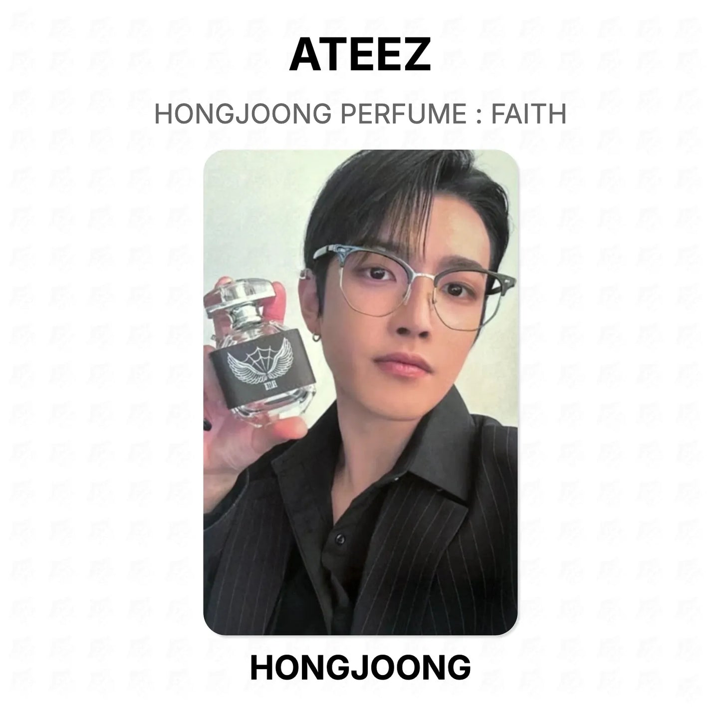 ATEEZ HONGJOONG PERFUME : FAITH Official Photocard