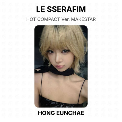 LE SSERAFIM HOT COMPACT Ver. MAKESTAR Official Photocard